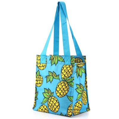 Zodaca Insulated Lunch Bag Cooler Picnic Travel Food Box Women Tote Zipper Carry Bags - Pineapple