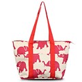 Zodaca Fashion Large Insulated Zip Top Lunch Bag Women Tote Cooler Picnic Travel Food Box Carry Bags - Elephant