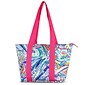 Zodaca Large Reusable Insulated Leak Resistant Lunch Tote Carry Organizer Zip Cooler Storage Bag - Multicolor Paisley