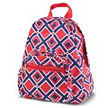 Zodaca Bright Stylish Kids Small Backpack Outdoor Shoulder School Zipper Bag Adjustable Strap - Times Squares Red