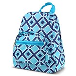 Zodaca Bright Stylish Kids Small Backpack Outdoor Shoulder School Zipper Bag Adjustable Strap - Time