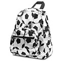 Zodaca Fashion Kids Backpack Schoolbag Small Bookbag Shoulder Children School Bag - White/Black Soccer