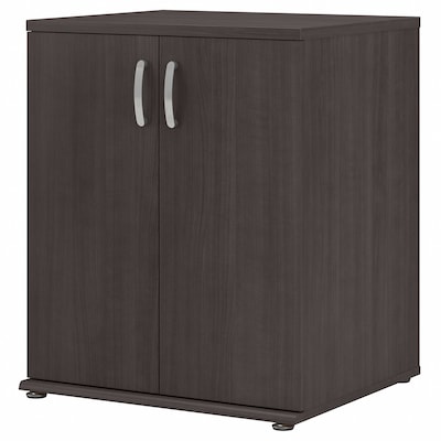 Bush Business Furniture Universal 34 Floor Storage Cabinet with 2 Shelves, Storm Gray (UNS128SG)