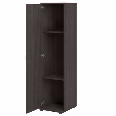 Bush Business Furniture Universal 62"W 3-Piece Modular Storage Set with 5 Shelves, Storm Gray (UNS005SG)