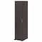 Bush Business Furniture Universal 62 Tall Narrow Storage Cabinet with Door and 3 Shelves, Storm Gra