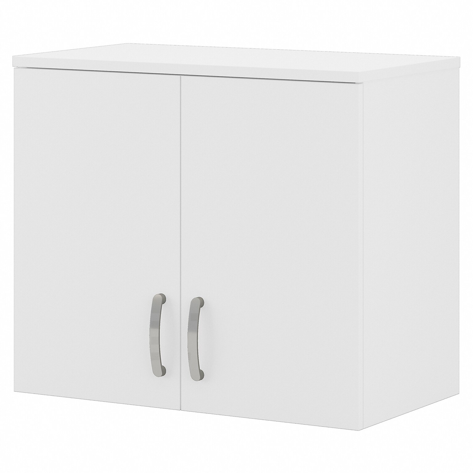 Bush Business Furniture Universal 24 Wall Cabinet with Doors and 2 Shelves, White (UNS428WH)