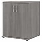 Bush Business Furniture 34" Floor Storage Cabinet with 2 Shelves, Platinum Gray (UNS128PG)