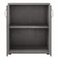 Bush Business Furniture 34" Floor Storage Cabinet with 2 Shelves, Platinum Gray (UNS128PG)