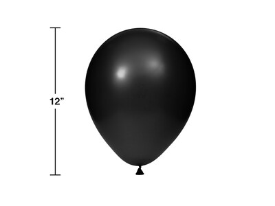 Creative Converting Party Balloon, Black Velvet, 75/Pack (DTC041318BLN)