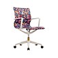 The Raynor Group Elizabeth Sutton Wynwood Fabric Swivel Task Chair, Multi Rose White Gold (K-ESWY-WHT-ROSE-GLD)