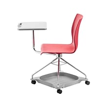 National Public Seating CoGo 25 Mobile Tablet Chair Chair, Red/Gray (COGO-40)