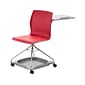 National Public Seating CoGo 25" Mobile Tablet Chair Chair, Red/Gray (COGO-40)