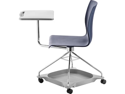 National Public Seating CoGo 25 Mobile Tablet Chair, Blue/Gray (COGO-04)