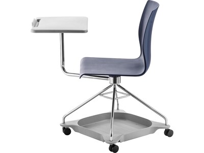 National Public Seating CoGo 25W Mobile Tablet Chair, Blue/Gray (COGO-04)