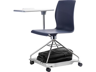National Public Seating CoGo 25" Mobile Tablet Chair, Blue/Gray (COGO-04)