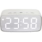 Infinity Instruments Digital Alarm Clock, 4.25" x 2.38" (20218WH)