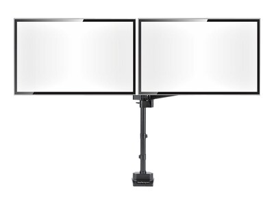 StarTech.com Adjustable Dual Mounting Kit, Up to 32 Monitor, Black (ARMDUALPIVOT)