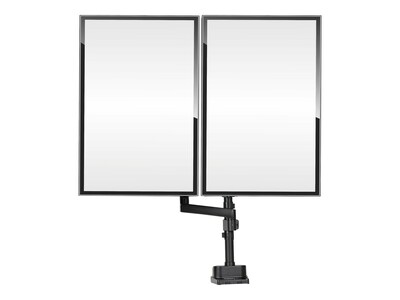 StarTech.com Adjustable Dual Mounting Kit, Up to 32" Monitor, Black (ARMDUALPIVOT)