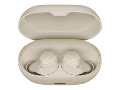 Jabra Elite Wireless Active Noise Canceling Earbuds Headphones, Bluetooth, Gold/Beige (100-99172005-02)