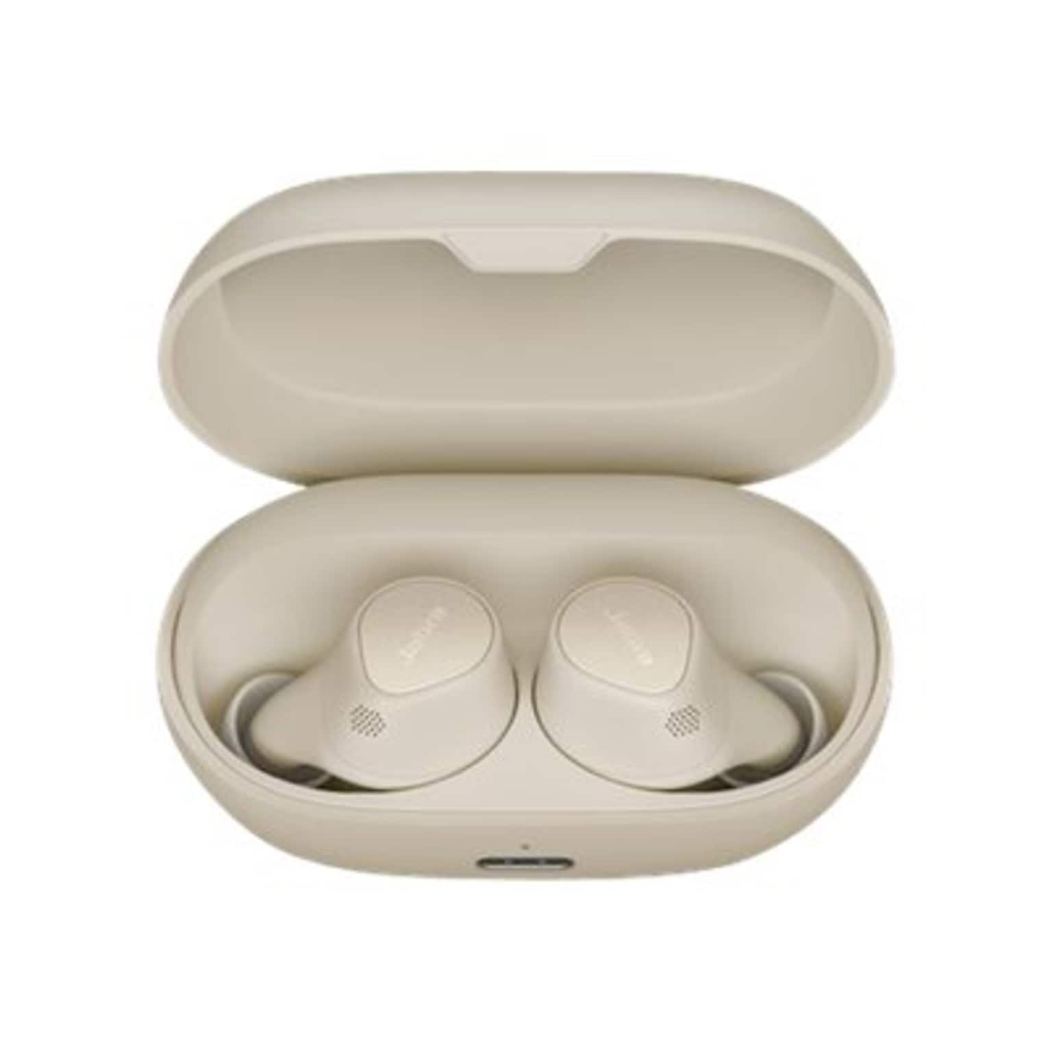 Jabra Elite Wireless Active Noise Canceling Earbuds Headphones, Bluetooth, Gold/Beige (100-99172005-02)
