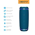 Treblab HD77 Premium Bluetooth Wireless Portable Speaker, Waterproof, Blue