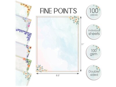 Better Office Paper, Assorted Floral Designs, 100/Pack (64508)