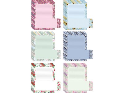 Better Office Stationery Kits, Assorted Floral Designs, 50/Set (63908)