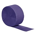 Creative Converting Touch of Color Crepe Streamer, Purple, 6/Pack (DTC078130STRMR)