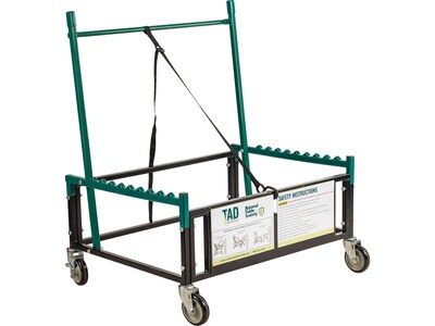 National Public Seating Table Assist Dolly, 1000 lb. Capacity, Green/Black (TAD)