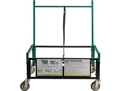 National Public Seating Table Assist Dolly, 1000 lb. Capacity, Green/Black (TAD)