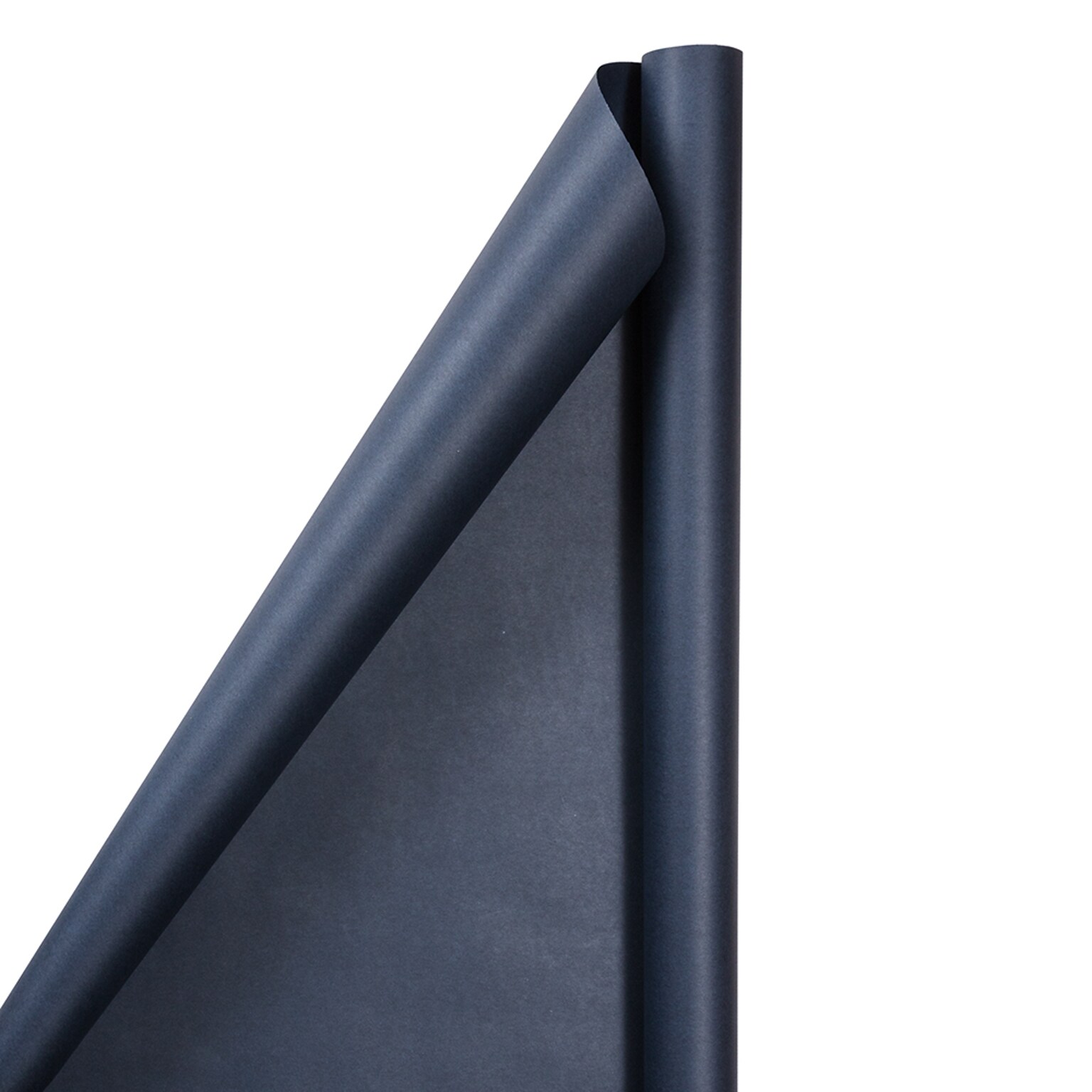 JAM Paper Wrapping Paper, 25 Sq. ft. x 30, Matte Cobalt Navy Blue, 2/Pack (277013523A)