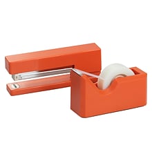 JAM Paper Desk Organizer Set, Orange (3378OR)