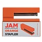 JAM Paper Modern Desktop Stapler, 10 Sheet Capacity, Orange (337ORZ)