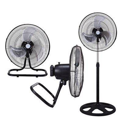 Kool Zone  18 in. Industrial 3-In-1 Fan Set Black (F-1831B)