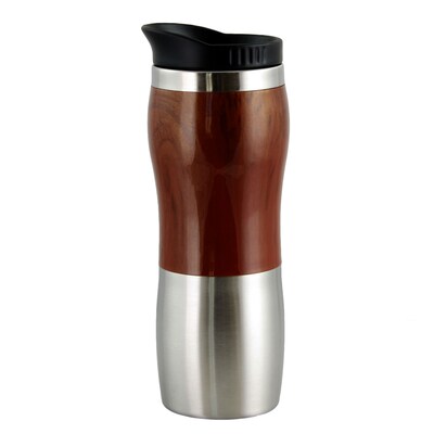 Gibson Home 92265.02 Double Wall Monaco Cafe Travel Mug with Lid (92265.02)