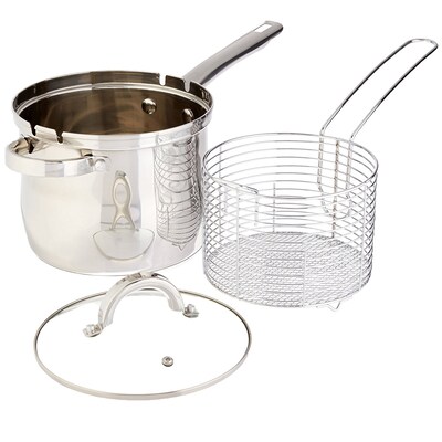 Gibson Sangerfield 4-Quart Deep Fryer Set Stainless Steel (93586633M)