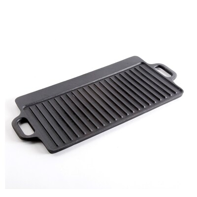 General Store Addlestone 17L x 9W Reversible Griddle, Black (92141.01)