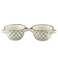 Crock-Pot Mathiston 27 oz. Ceramic Soup Bowls White 98271.02