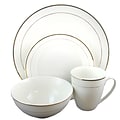 Gibson Home Palladine 16-Piece Ceramic Dinnerware Set White 116333.16