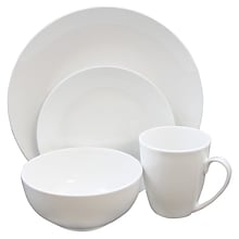 Gibson Home Ogalla Porcelain 16-Piece Dinnerware Set White 105965.16