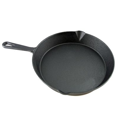 General Store Addlestone Cast Iron 10 in. Preseasoned Frying Pan, Black (92145.01)