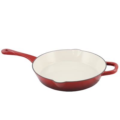 Crock-Pot Artisan Cast Iron 12 in. Skillet, Scarlet Red (111986.01)