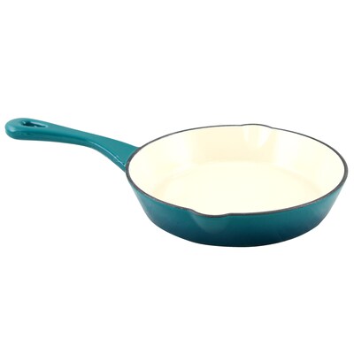 Crock-Pot Artisan Cast Iron 8 in. Skillet, Teal Ombre (111976.01)