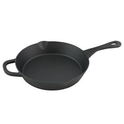Crock-Pot Artisan Cast Iron 10 in. Preseasoned Skillet, Black (111984.01)