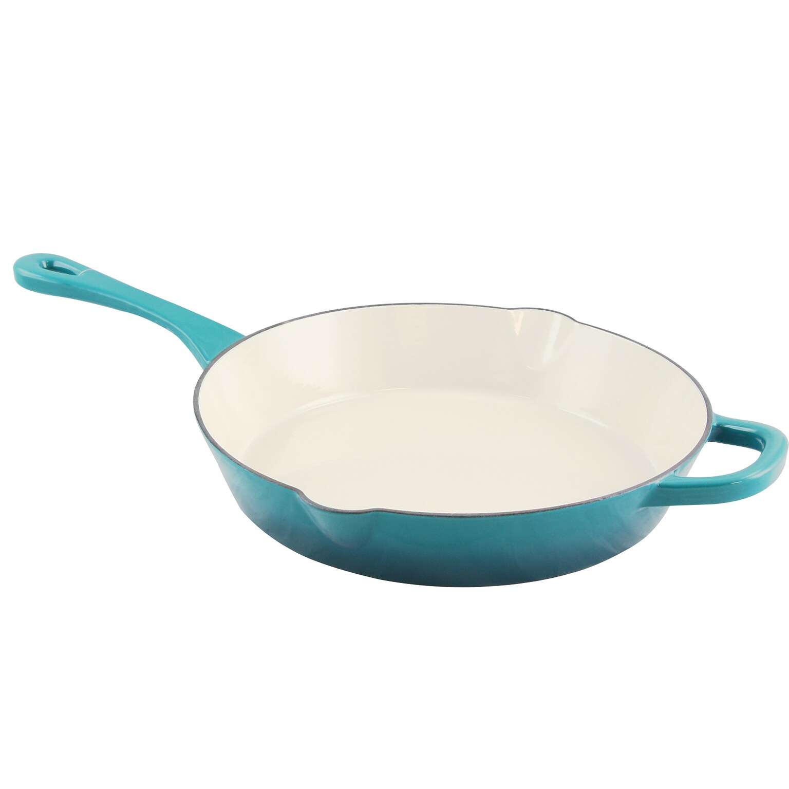 Crock-Pot Artisan Cast Iron 12 in. Skillet, Teal Ombre (111988.01)