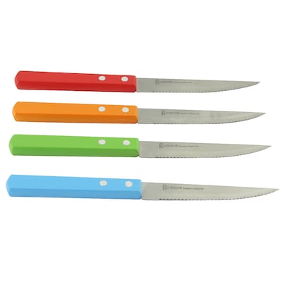 Gibson Home 112062.04 Redford Stainless Steel 4-Piece Steak Knives Set
