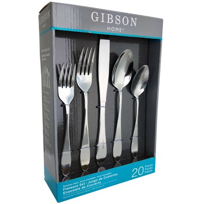 Gibson Home 109539.20 Everington  Stainless Steel 20-Piece Flatware Set