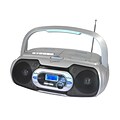 Supersonic SC-729BT Bluetooth Compatible Portable Audio System Silver