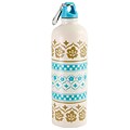General Store Cottage Single Wall Hydration Bottle,Beige and Blue,26 oz. (116316.01)