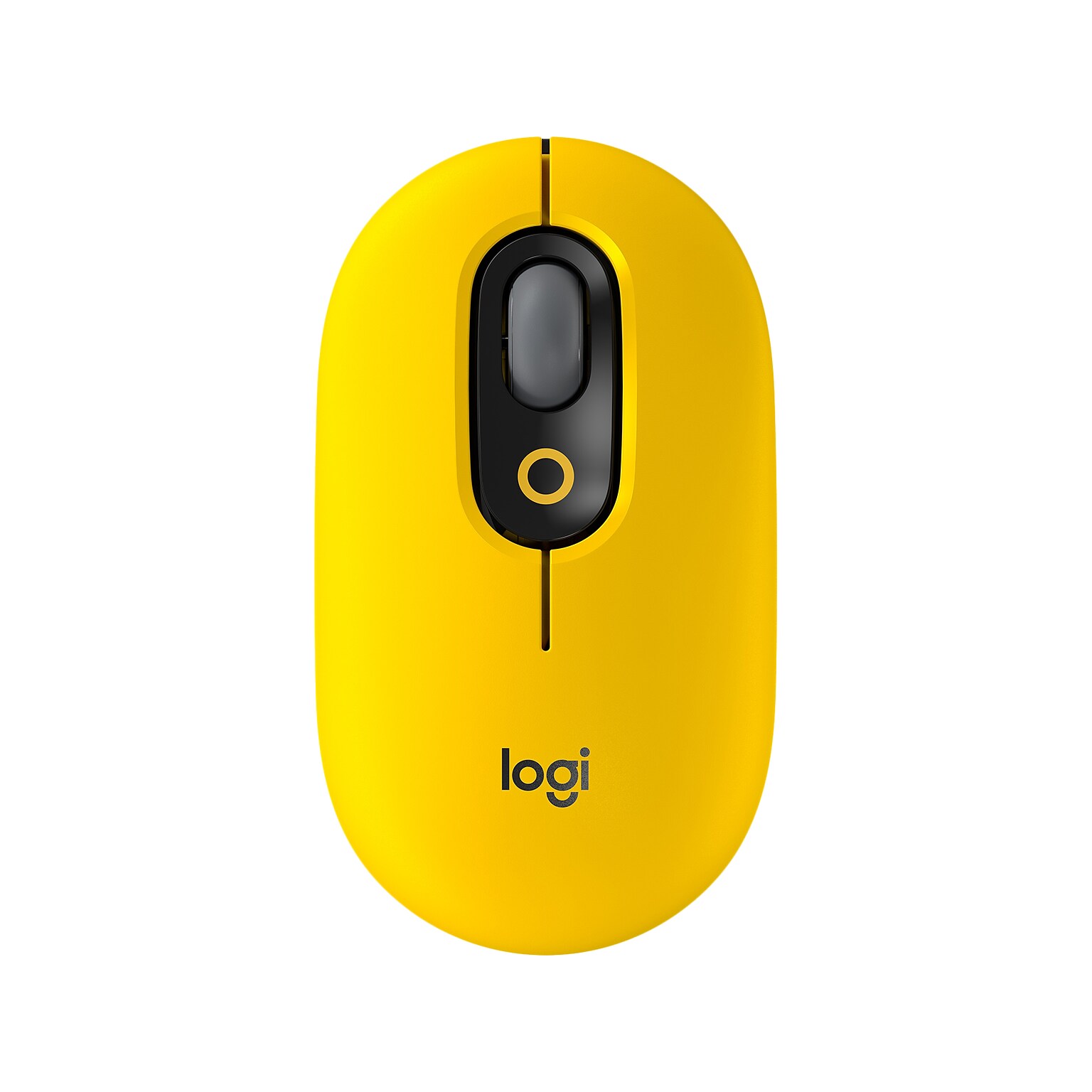 Logitech POP Wireless Ambidextrous Optical USB Mouse, Blast Yellow (910-006543)